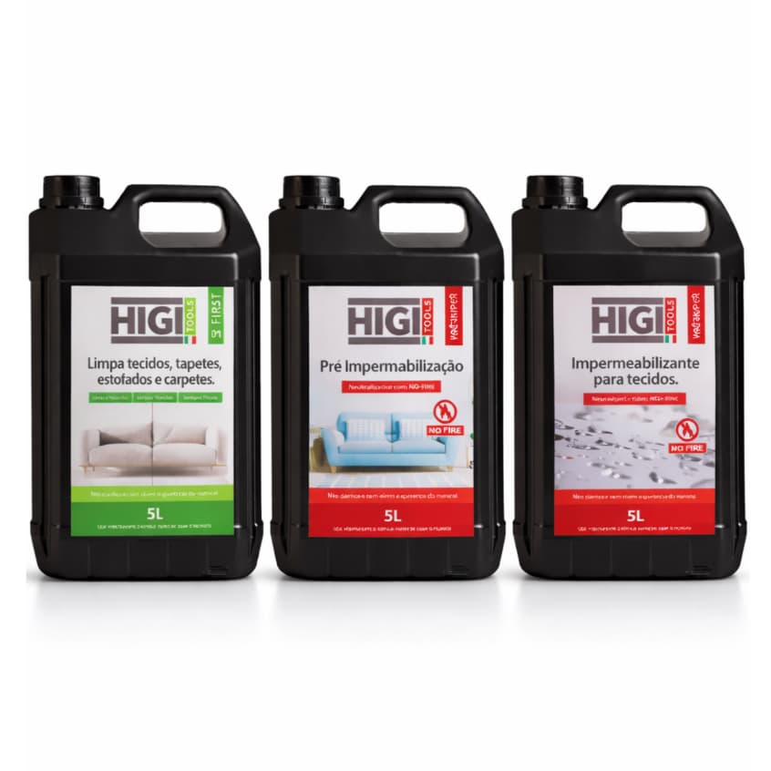 Kit 3 Higi Tools Tecido Colchão Impermeabilização Base Água