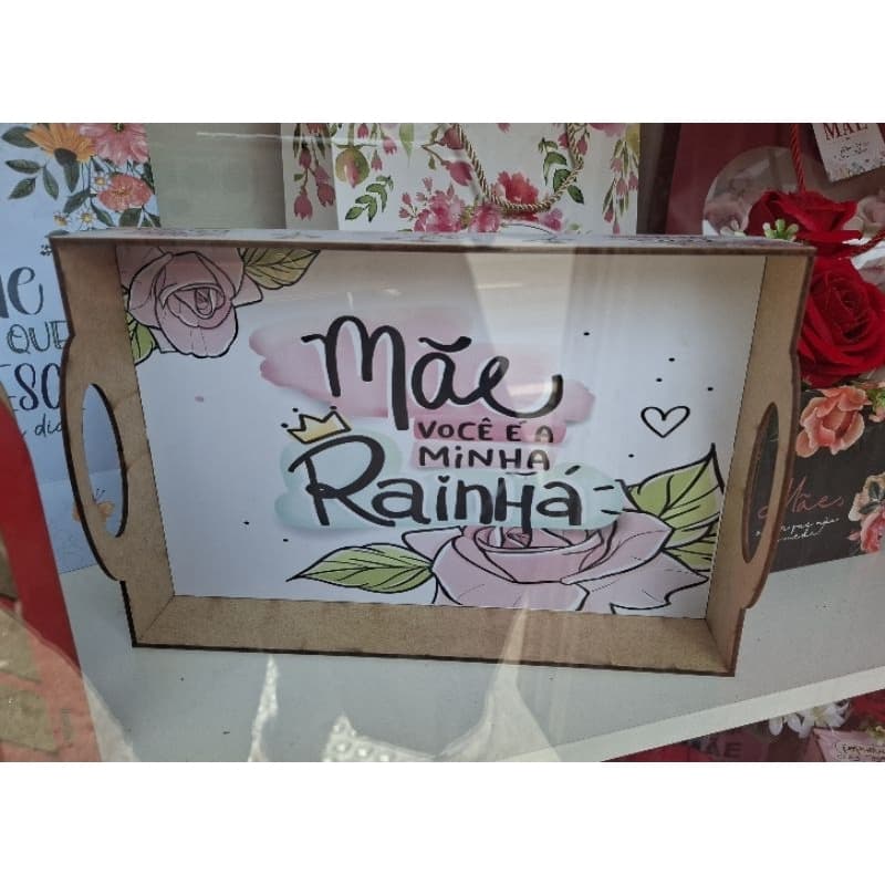 BANDEJA DIA DAS MÃES - MÃE VOCÊ É MINHA RAINHA