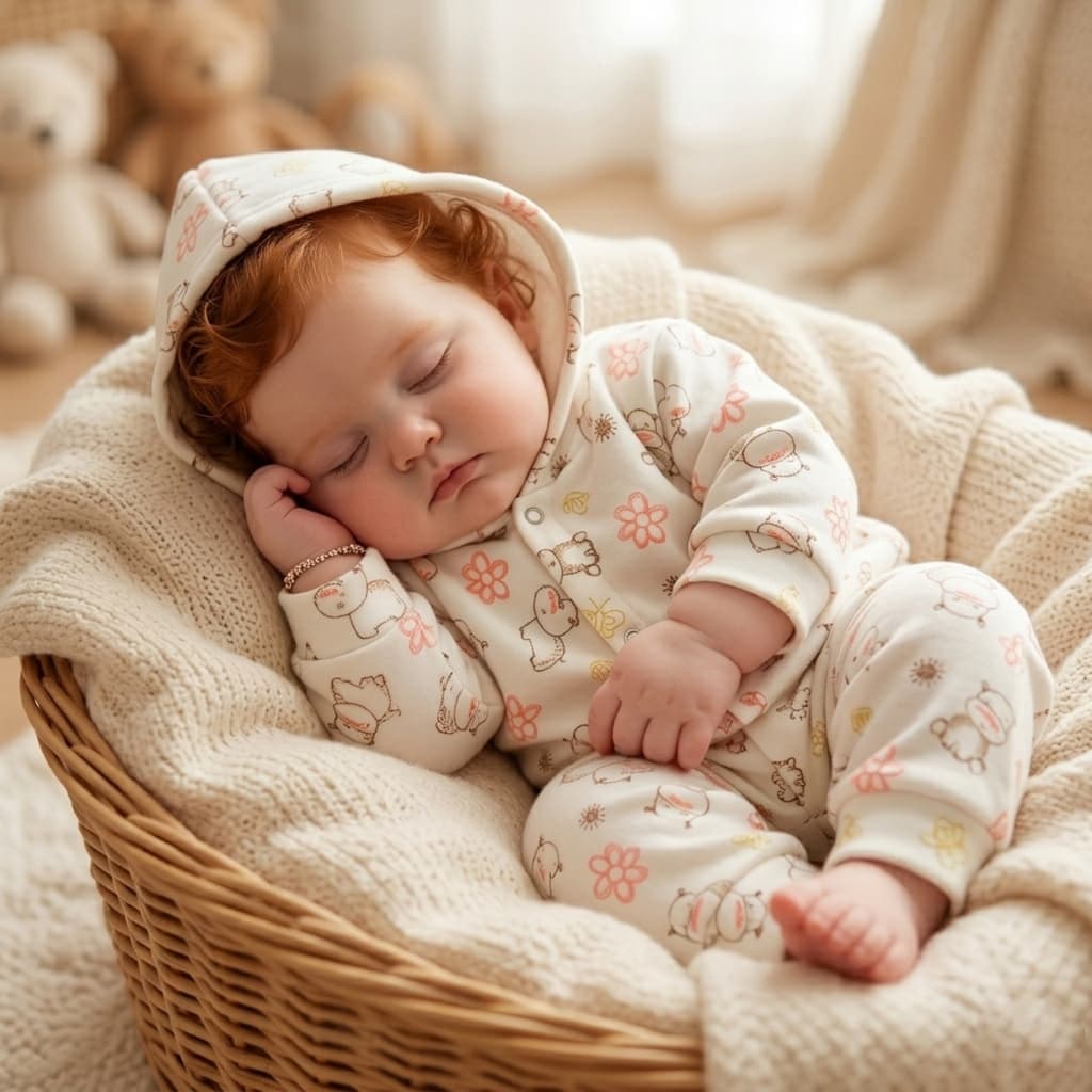 Conjunto De Soft Para Bebê Recém Nascido Com Capuz e Calça Quentinho Menino Menina 2 Peça
