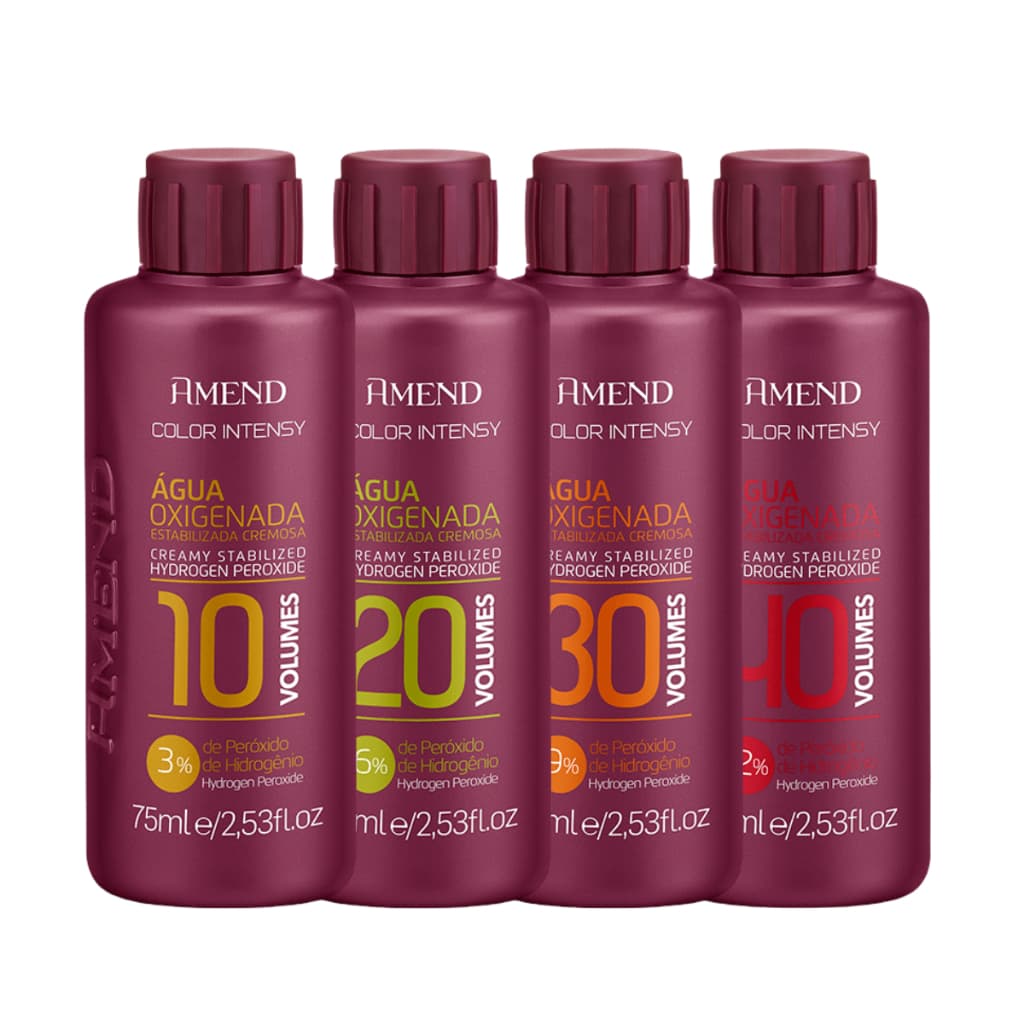 Água Oxigenada Amend Color Intensy 75ml Todos os Volumes 10 20 30 40 - Escolha o Seu