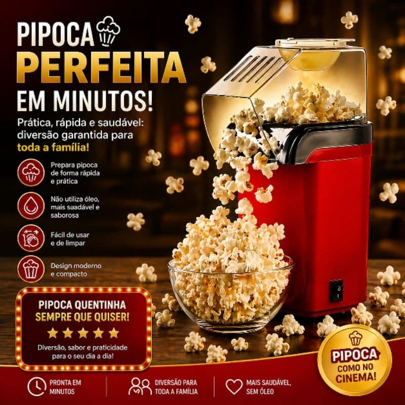 Pipoqueira Elétrica Doméstica 110v