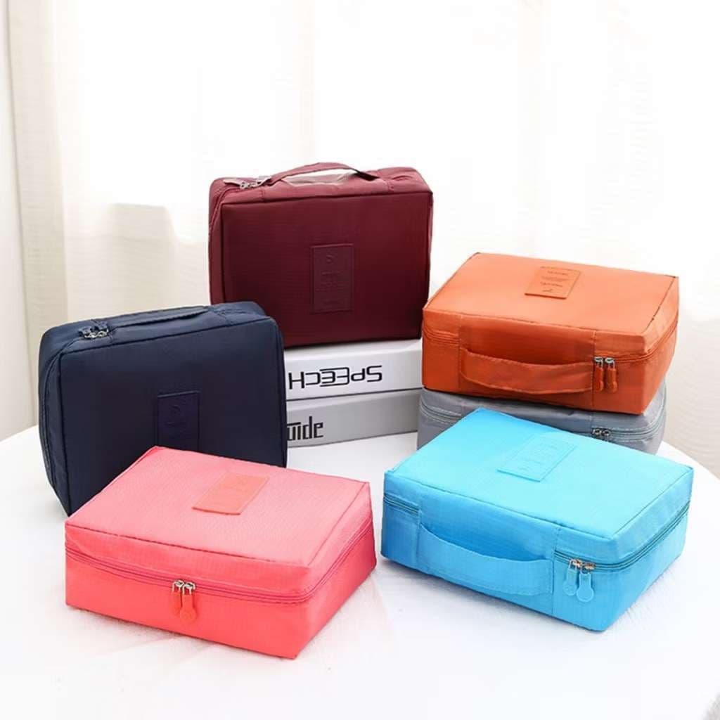 Necessaire Bolsa de Viagem Organizador de Objetos de Higiene Pessoal Com Divisória Grande 25*20*8CM