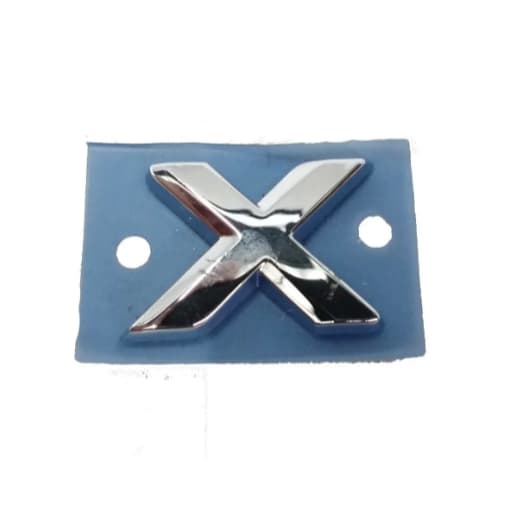 Emblema X Toyota Etios Sigla Modelo Cromado