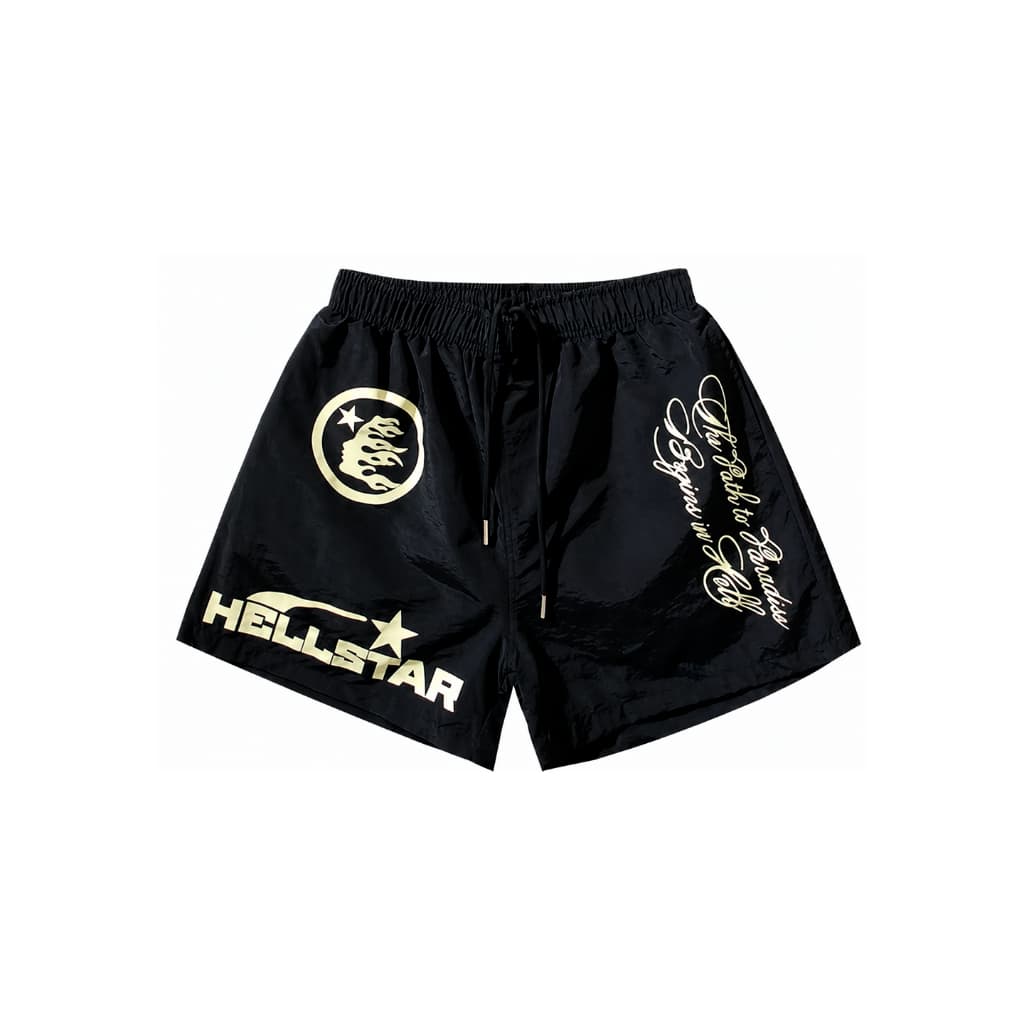 Bermuda Tactel Hellstar The Path of Paradise Streetwear