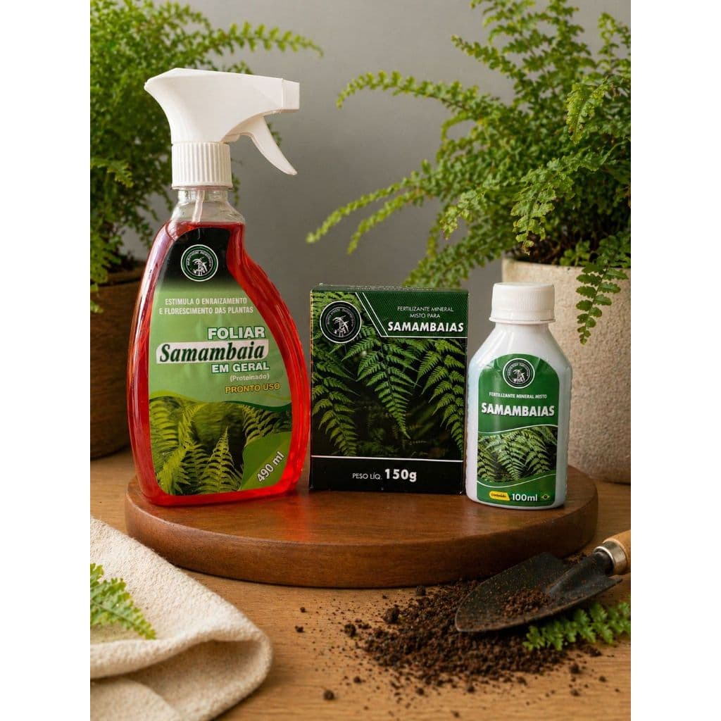 KIT ADUBO E FERTILIZANTE PARA SAMAMBAIA EM GERAL PRODUTO MATO VERDE