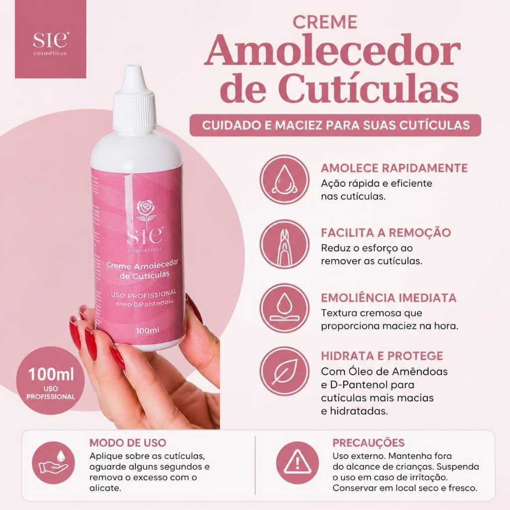 Creme Amolecedor de Cutículas Sie - 100ml