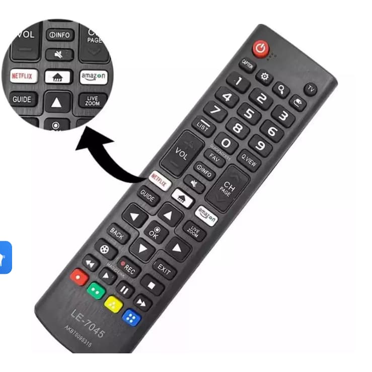 Controle Remoto LG Tv Smart Netflix