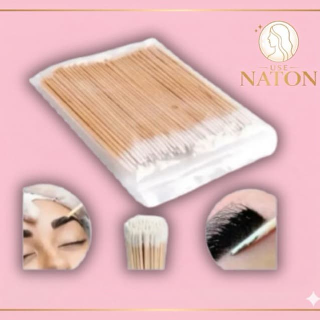 Palitos com Algodão para Limpeza de Sobrancelhas – Precisão Profissional | Use Naton