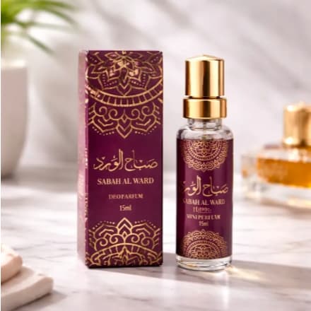 Perfume Árabe Sabah Al Ward Feminino Masculino Floral de bolso 15 ML