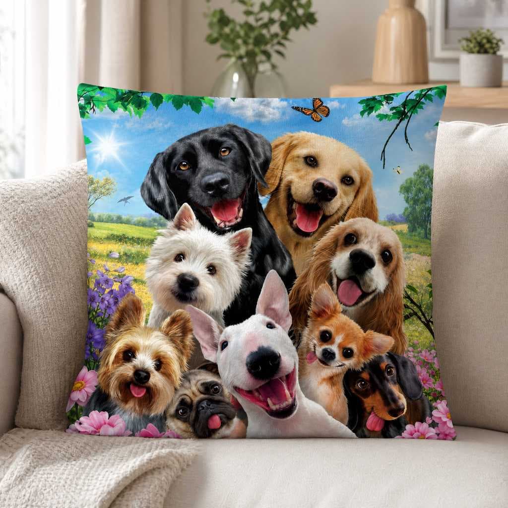 CAPA DE ALMOFADA AVULSA 45X45CM  DECORATIVA  - ANIMALPRINT VERSÃO 2