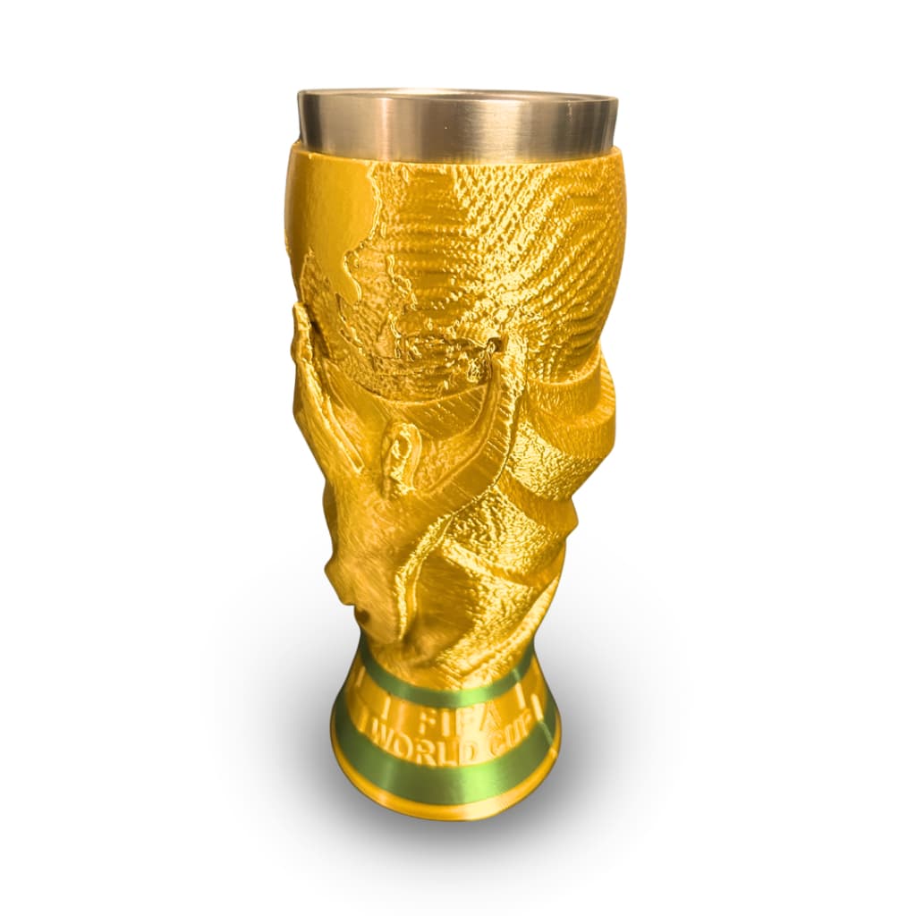 Porta Copos Taça Copa Do Mundo 2026 Acompanha Copo Térmico Com petisqueira Brasil