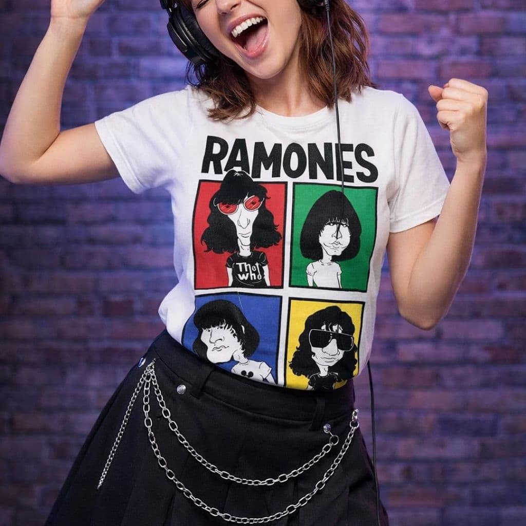Camiseta Banda Ramones Rock Rol Show Camisa 100% Algodão Unissex Envio Rápido
