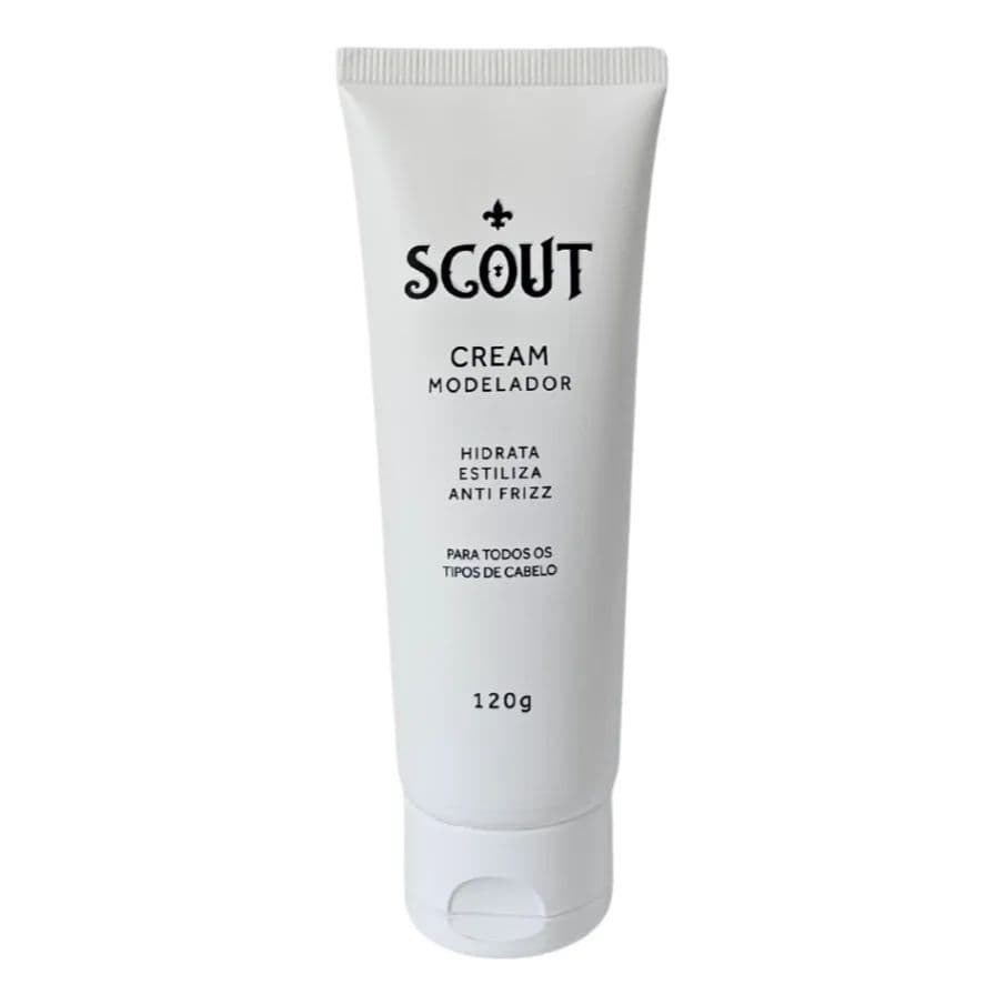 Pomada Cream Modelador Para Cabelo Scout 120g - Leave-in Modelador