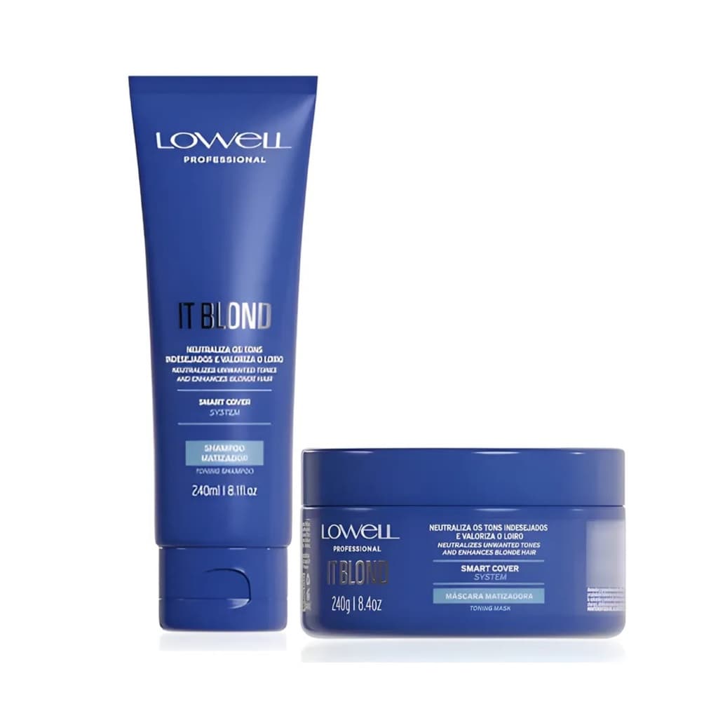 Kit Matizador It Blond Shampoo + Máscara Lowell