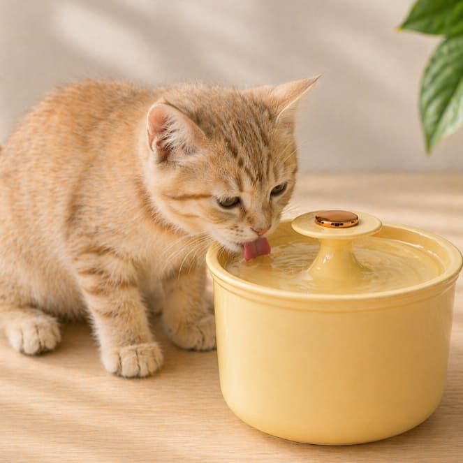 Bebedouro Automático Pet 1,8L Fonte De Água Com Filtro Interno Silencioso Para Gatos E Cachorros Antiderrapante