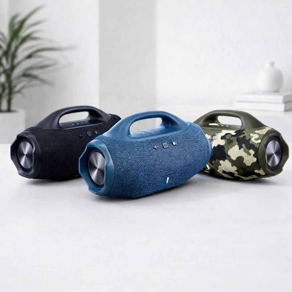 Caixa de Som Bombox 4 Bluetooth Caixa De 70W Potência Extra Bass Qualidade De Som A Prova D’Água