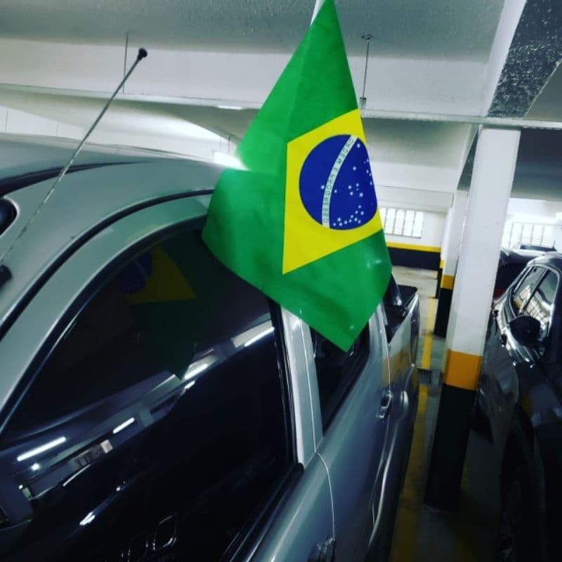 100 Cabos hastes C/ Encaixe P/ Vidros e Carros 🚗 P/ Bandeiras de Tecidos ou plásticas C/ Presilhas P/Melhor Segurança