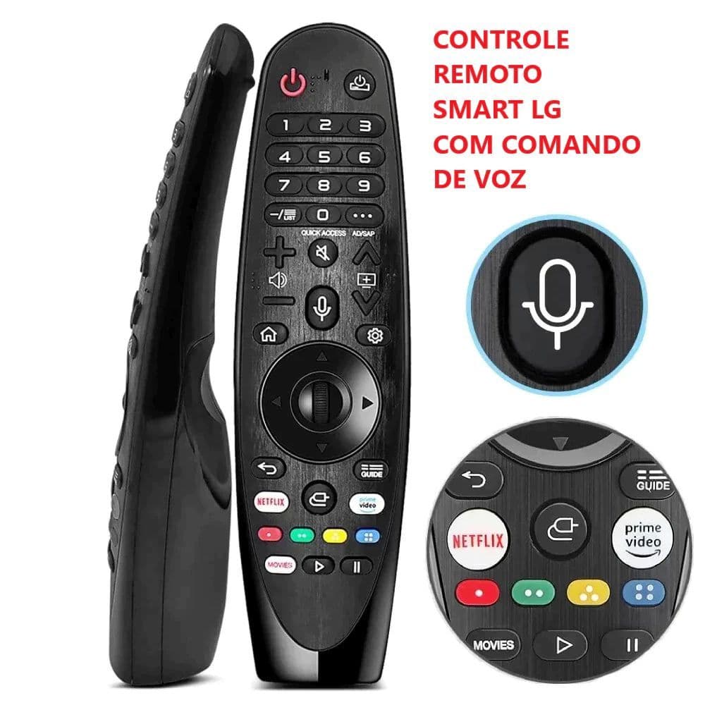 Controle Smart Magic Com Voz Para TV LG ThinQ AI
