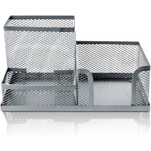 Organizador De Mesa Aramado Prata Keep - El090 - Multi