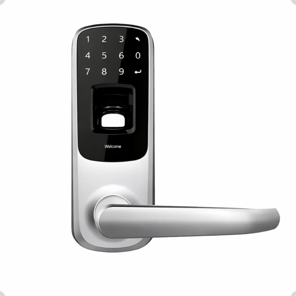 Fechadura Digital NICE LN-5000 Bluetooth IP65 Senha Digital App U Home 95 Usuários