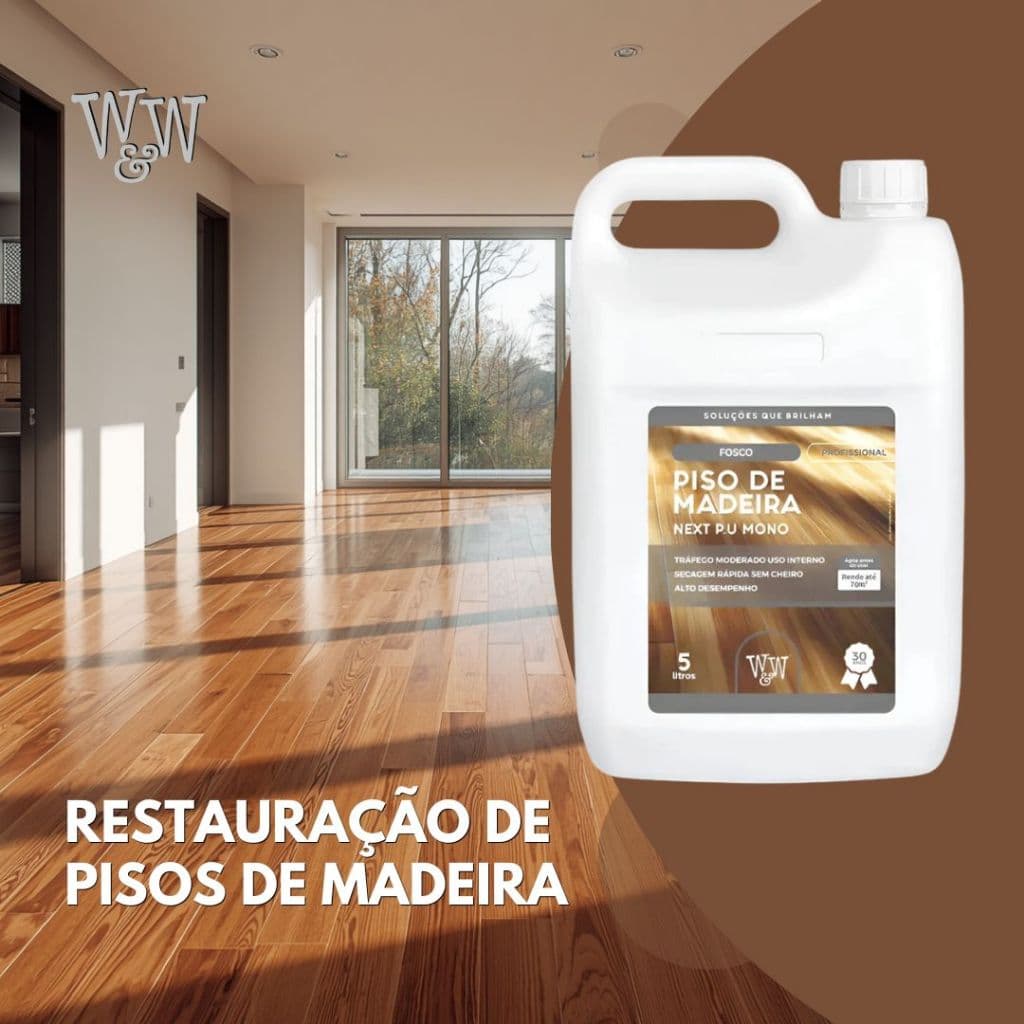 W&w Next Vernize Monocomponente Fosco 5 Litros Madeira