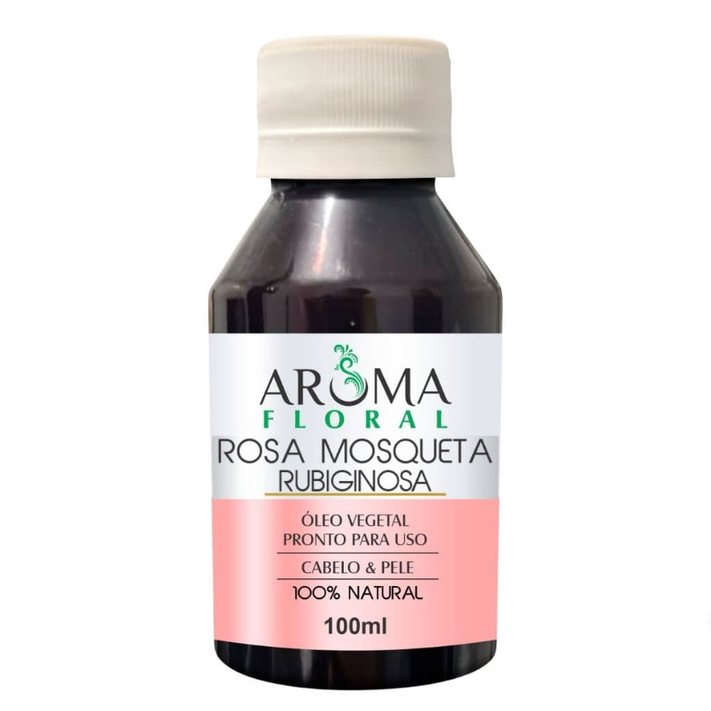 Rosa Mosqueta Rubiginosa com 100ML Para Pele Manchas Escuras Natural Prensado a Frio