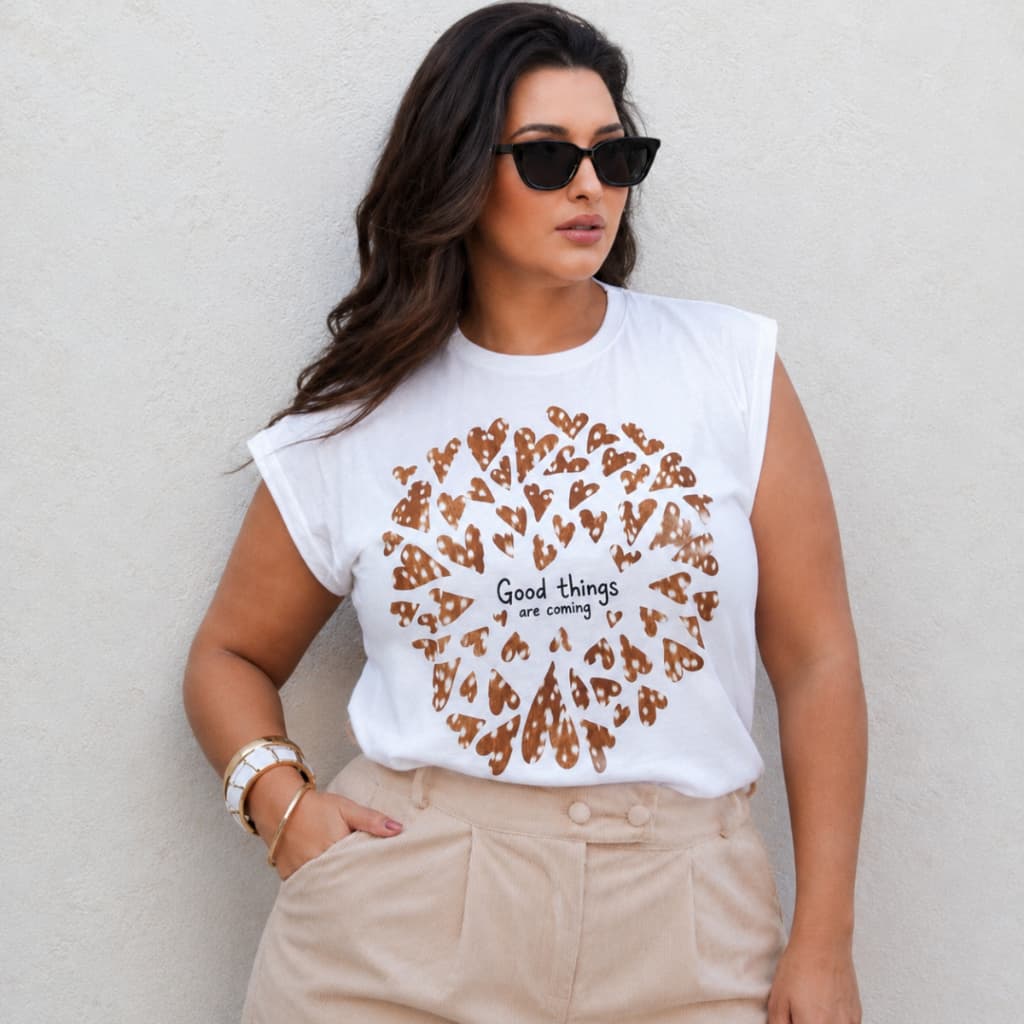 Blusa Feminina Plus Size Moda Casual Tendêcia