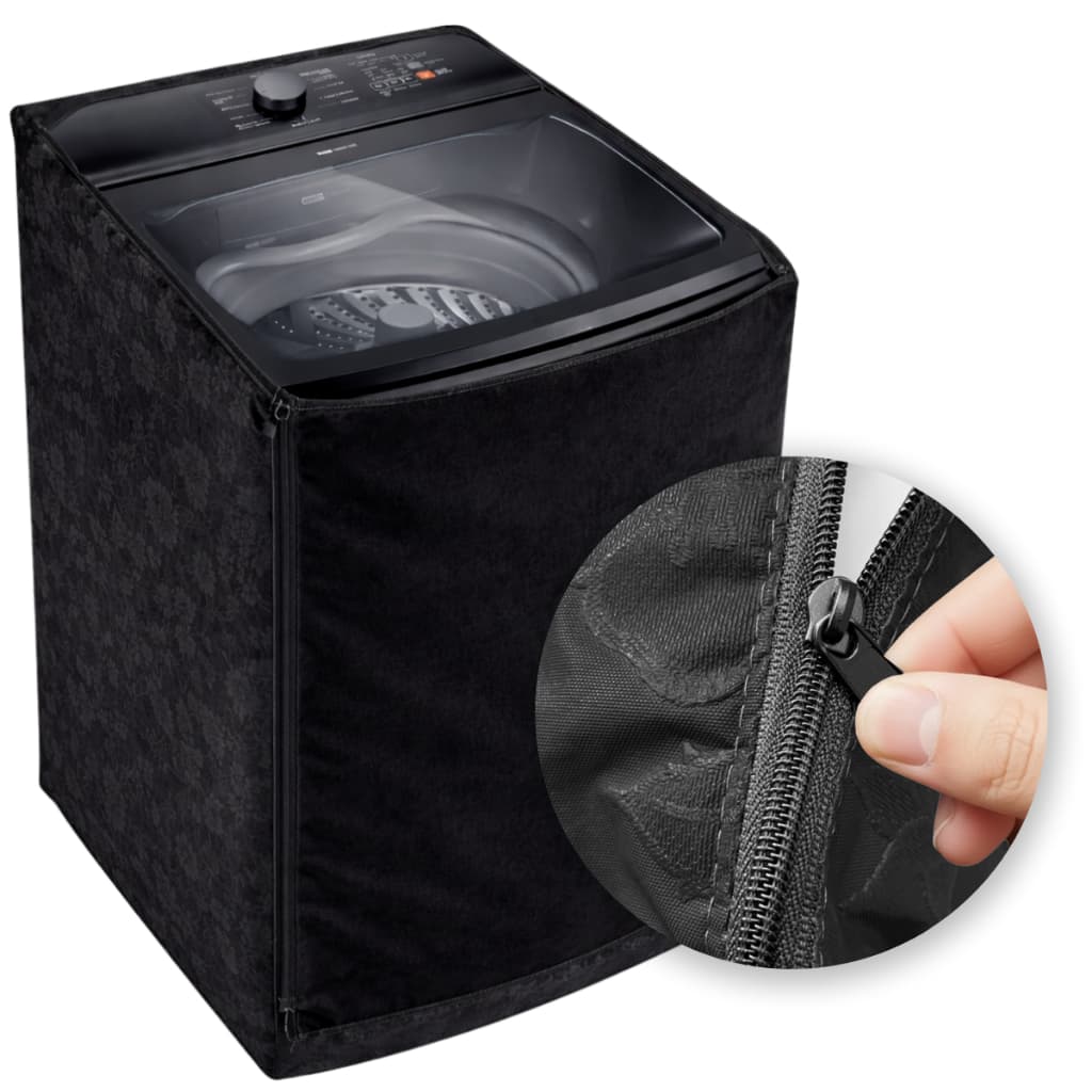 Capa Maquina Brastemp Protetora Impermeavel Maquina De Lavar Roupa 14kg Bwk Estampada com Ziper