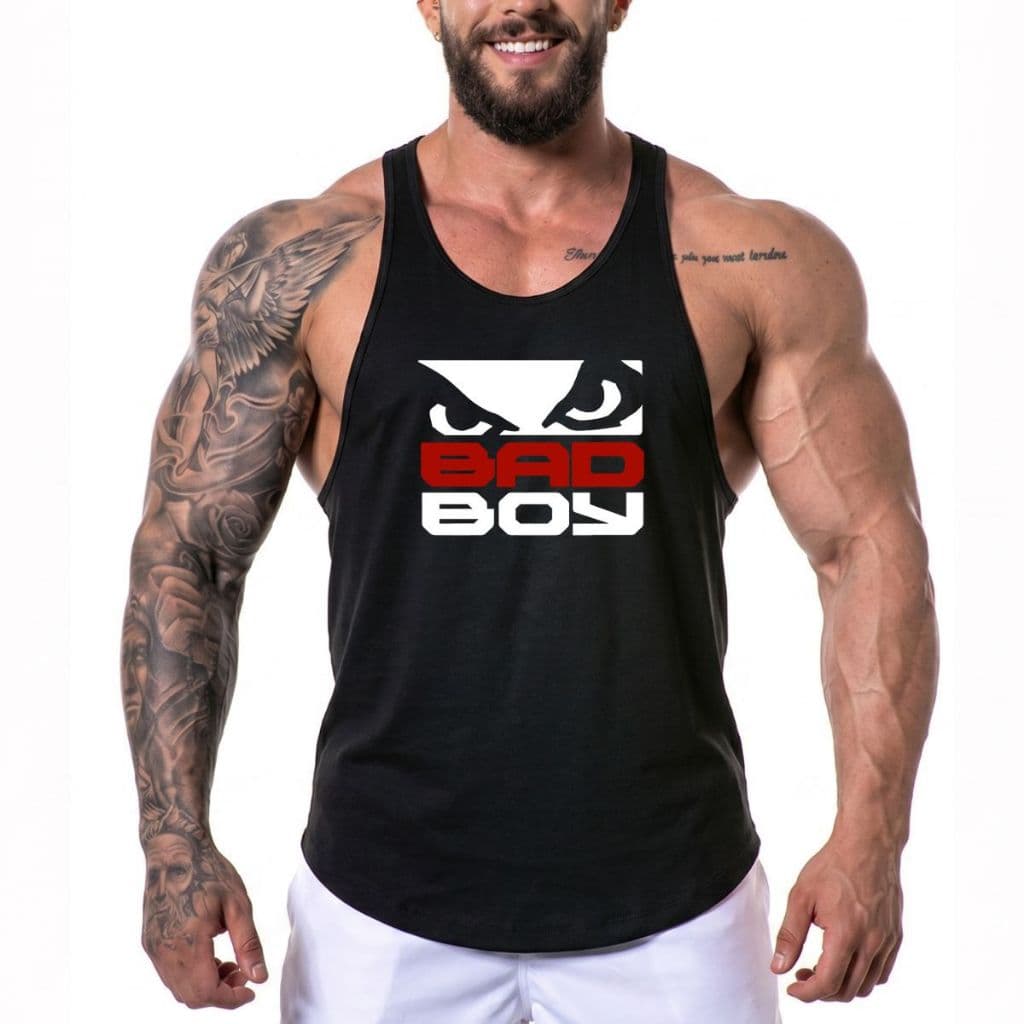 Regata Cavada Masculina Badboy NV Camiseta Academia Bodybuilder Treino
