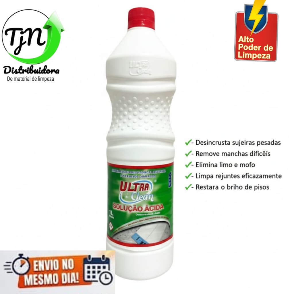 Solução Ácida 1 Litro  - ULTRA CLEAN