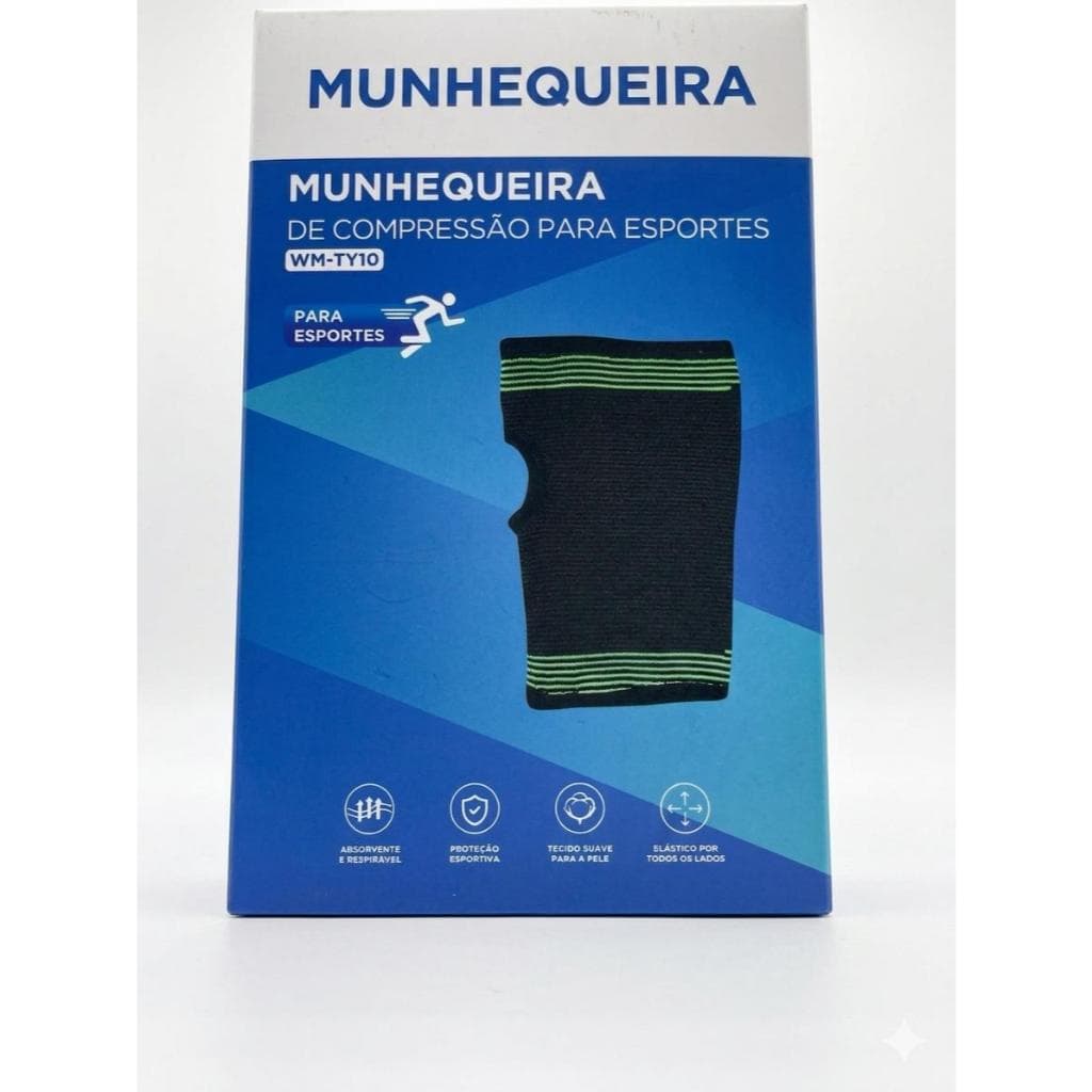 Par de Munhequeiras Ergonômicas - Proteção Articular e Estabilidade para Treinos e Esportes
