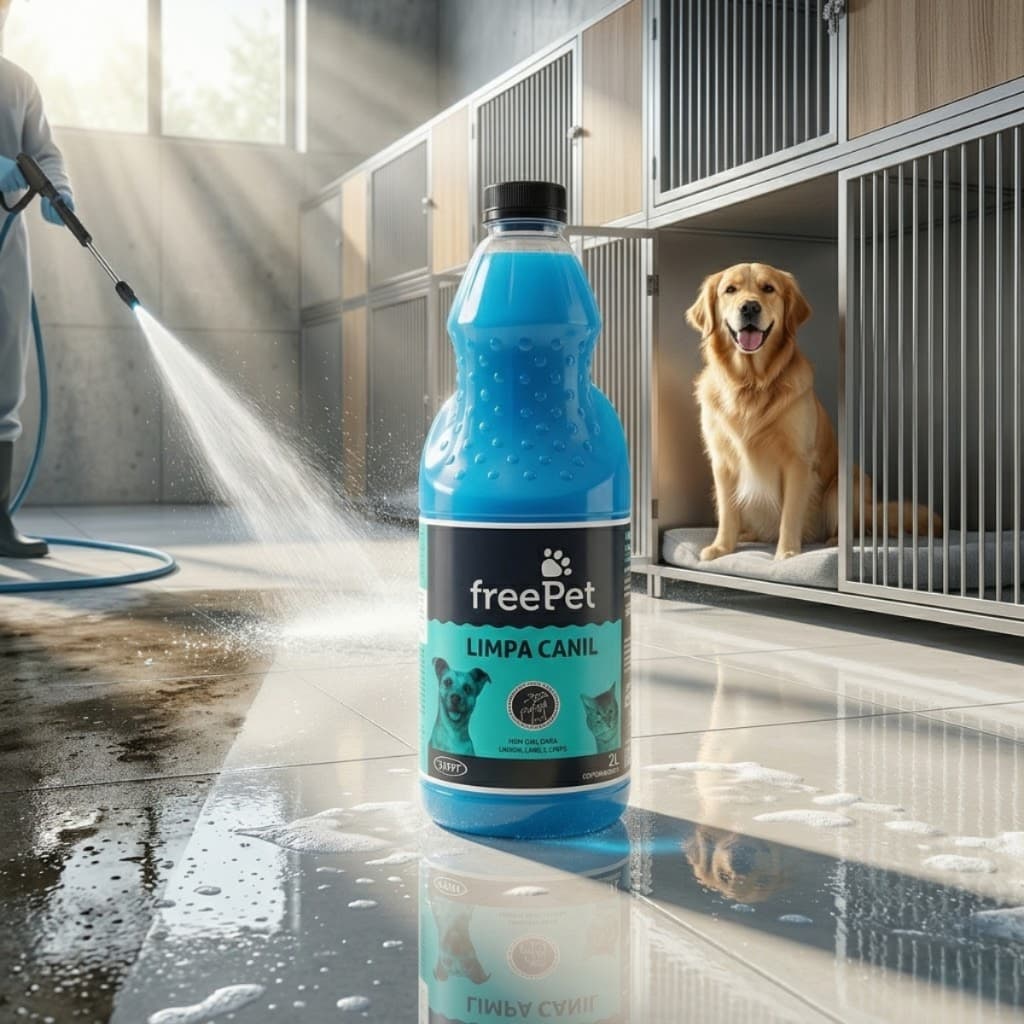 Limpa Canil Free Pet 2L – Limpeza Profunda e Frescor Duradouro para Seu Pet
