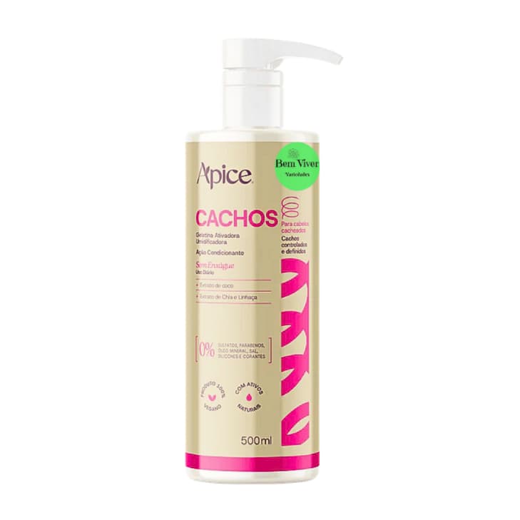 Gelatina Apse Cachos Ativadora de Cachos - 500 ml Profissional