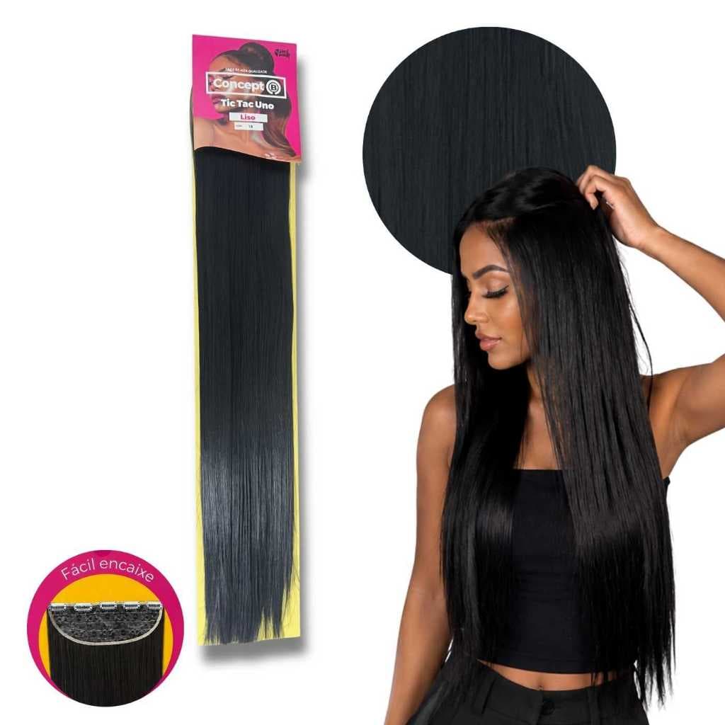 Aplique Tic Tac Uno Liso 65 cm Black Beauty 250G