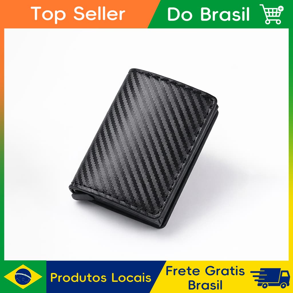 CHENXIAOHONG Carteiras De Couro Carteira Antifurto Carteira Porta Cartão Masculina Carteira Pequena