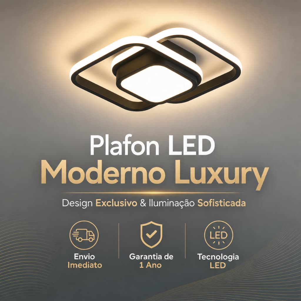 Luminária de LED Bivolt 3 Cores 22W Moderna Lustre para Corredor Sala Quarto Cozinha Luminária De Teto