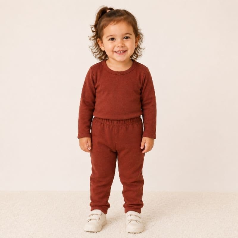 Conjunto Infantil Inverno Lanzinha Blusa e Calça Manga Longa