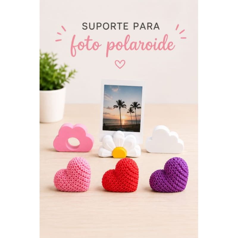 Suporte para foto polaroid