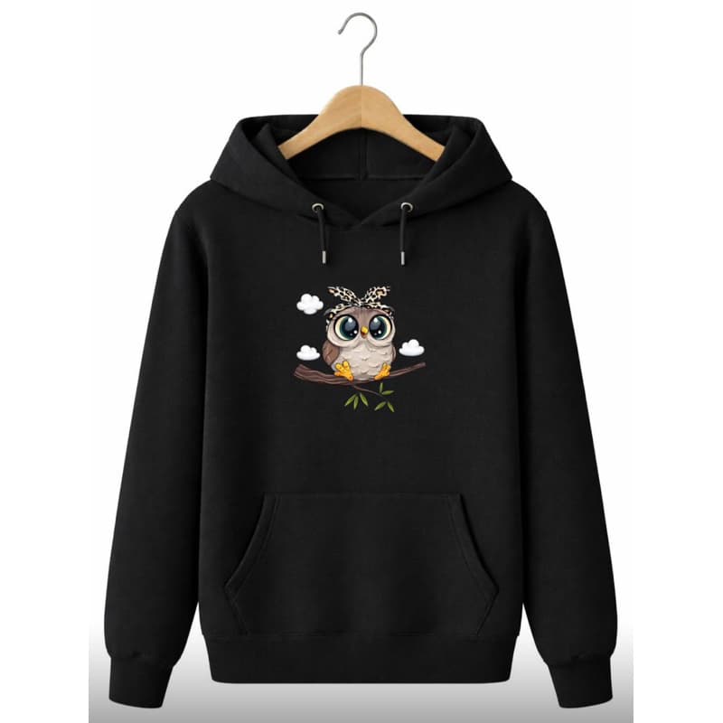 Blusa De Frio Feminino Moletom Capuz E Bolso Casaco Quentinho
