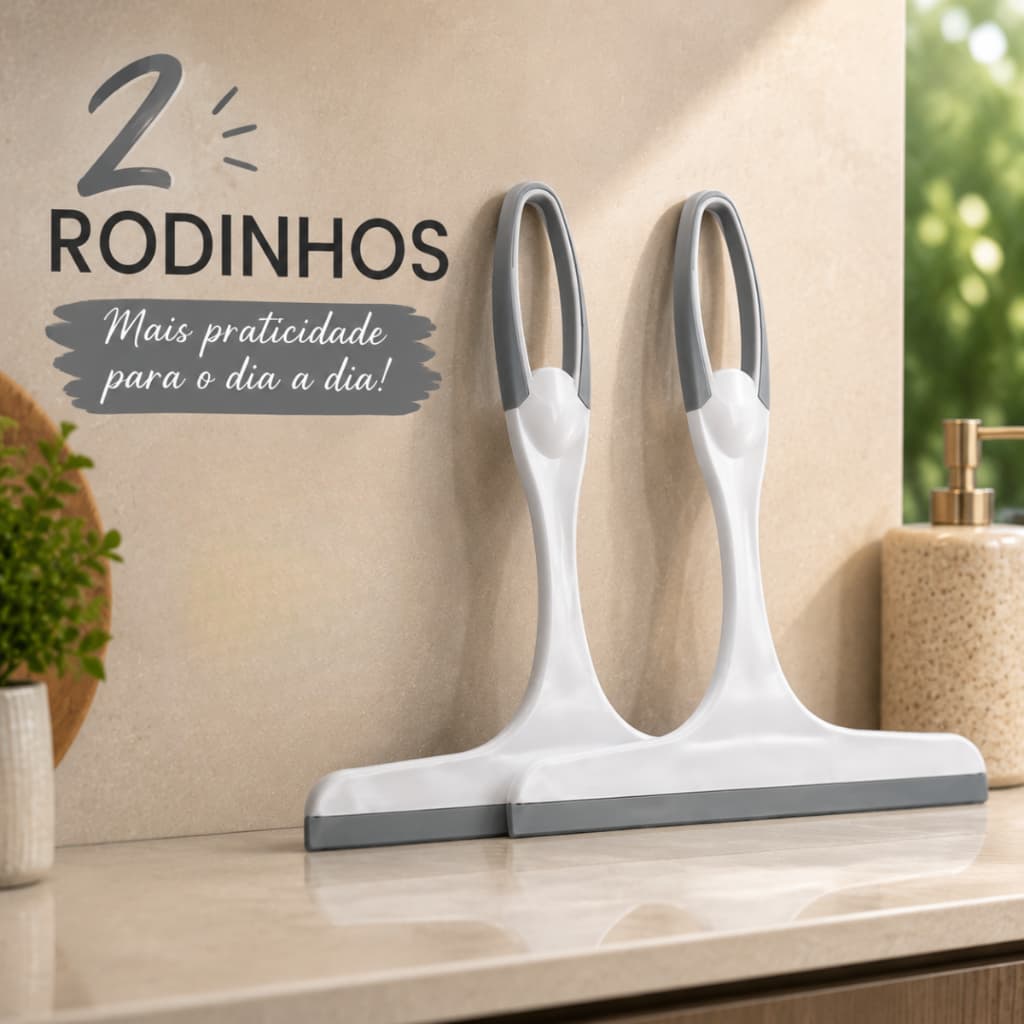 Kit 2 Mini Rodos Multiuso para Cozinha Vidro Pia e Azulejo Limpeza Rápida e Prática