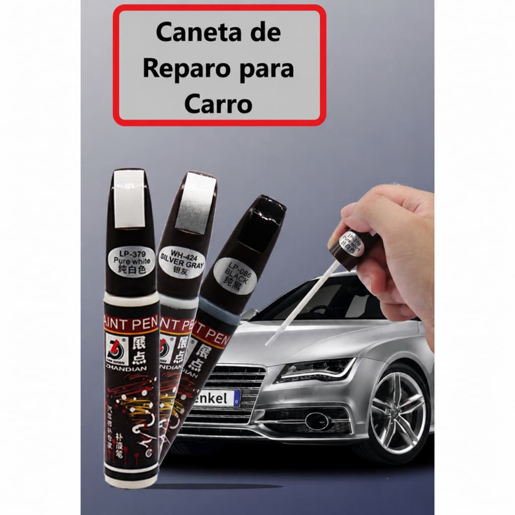 Caneta De Reparo De Pintura De Carro À Prova D'água Transparente Removedor De Arranhões