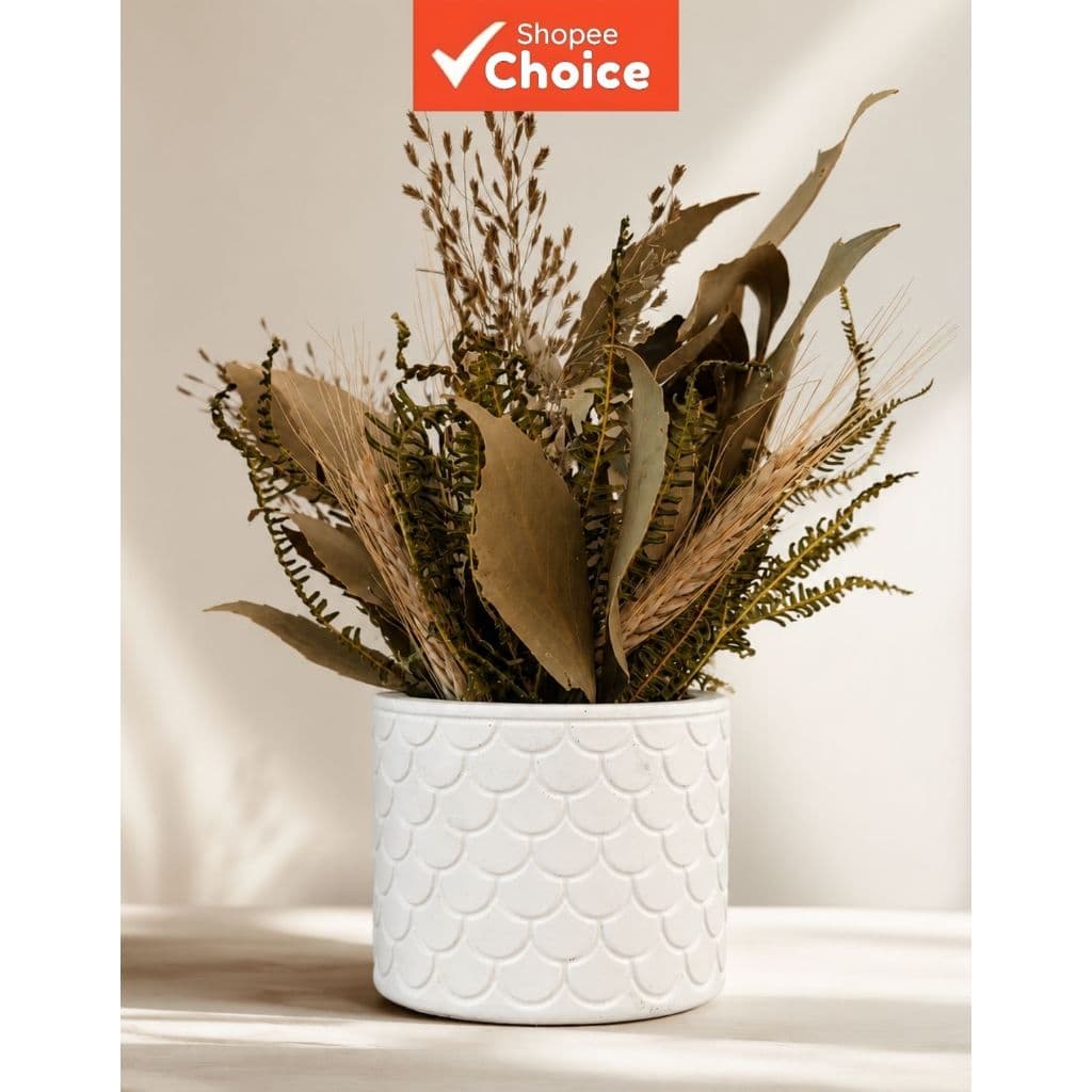 Vaso Decorativo Artesanal em Cimento para Plantas Naturais e Artificiais 10 Cm São Paulo