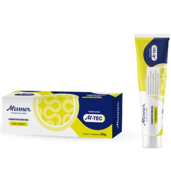 Hidrogel Alginato M-tec 85g Para Queimaduras Úlceras Missner