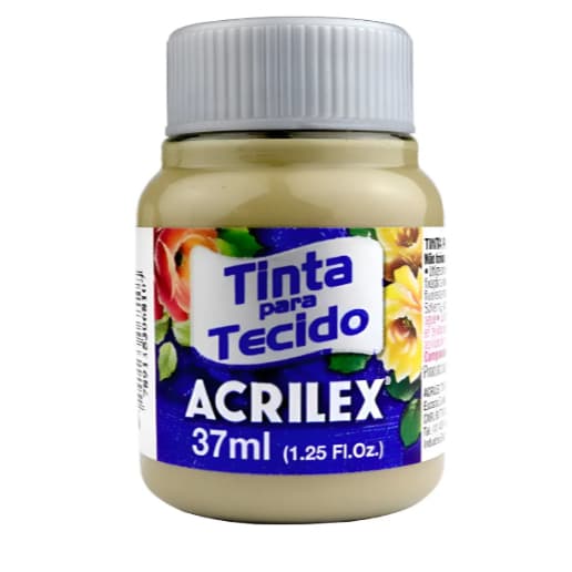 Tinta Tecido Fosca 37 Ml - Cáqui 986 - Acrilex