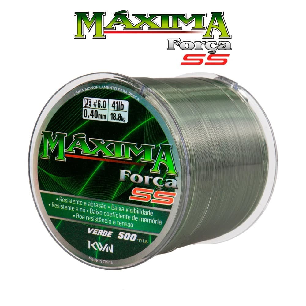 Linha de Pesca 500m Metros Kawana Nylon Monofilamento Super Resistente
