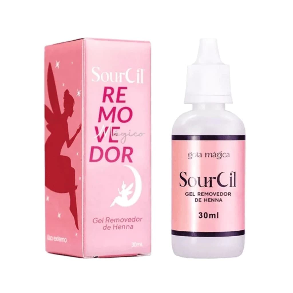 Gel Removedor De Henna Gota Mágica Original Sourcil Design Sobrancelhas 30ml