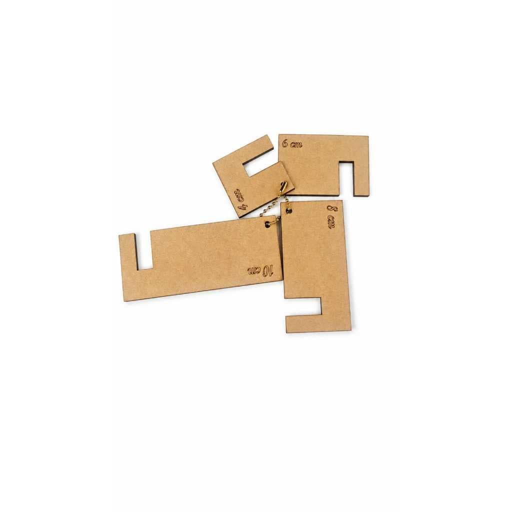 KIT GABARITO PARA TASSEL EM MDF – Ferramenta Prática para Artesanato e Personalizados