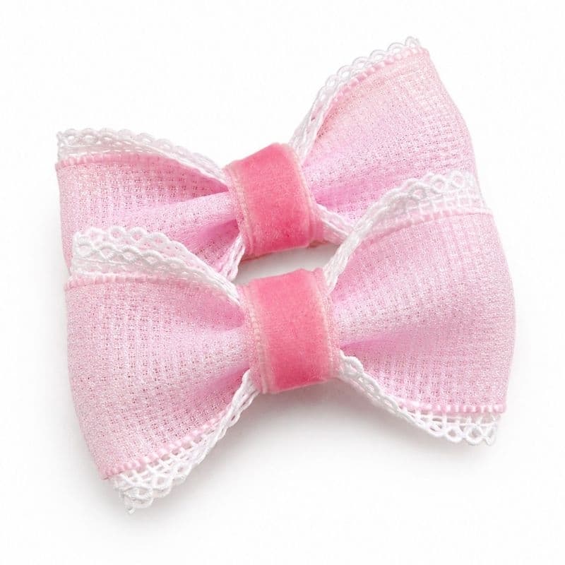 par de laço para bebês 5,3cm