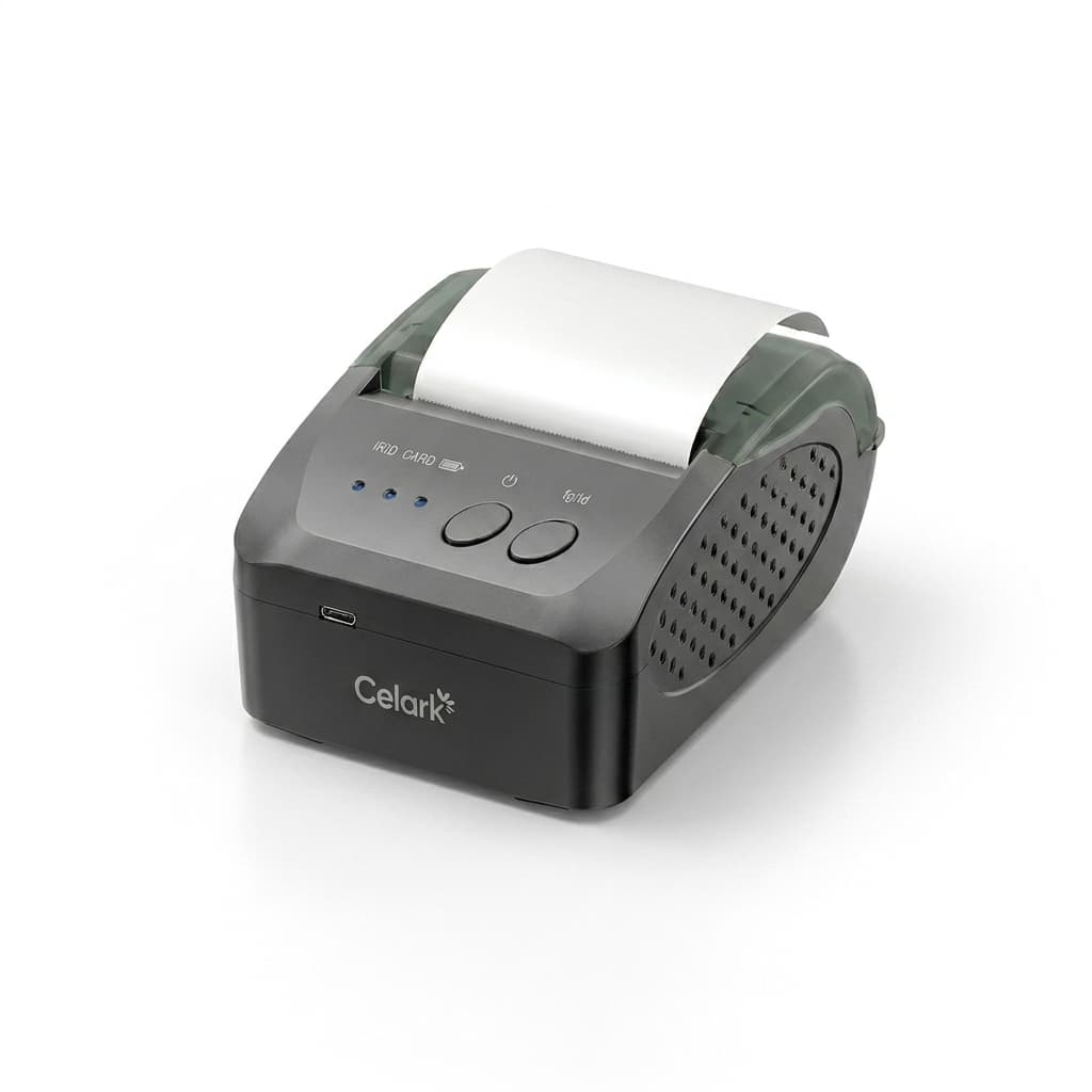 Impressora Térmica Portátil Bluetooth USB 203 DPI Recarregável Compatível Android e iOS
