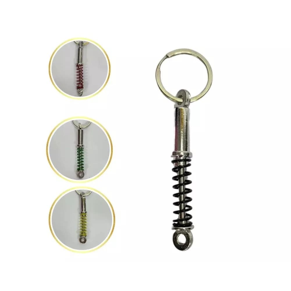 Chaveiro Metal Amortecedor Cores Variadas